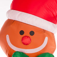 Load image into Gallery viewer, 7.87ft Christmas Lighted Gingerbread Man Inflatable Decor