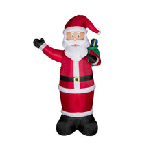 Load image into Gallery viewer, 11.8 ft Christmas Lighted Santa Claus Carrying Gift Bag Inflatable Decor