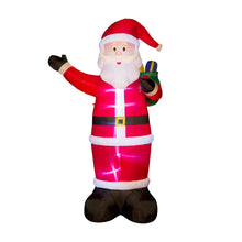 Load image into Gallery viewer, 11.8 ft Christmas Lighted Santa Claus Carrying Gift Bag Inflatable Decor