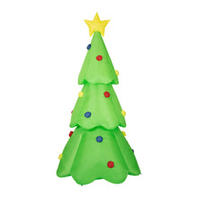 Load image into Gallery viewer, 9 ft Lighted Inflatable Christmas Tree Decor (Multi-color Strobe Lights)