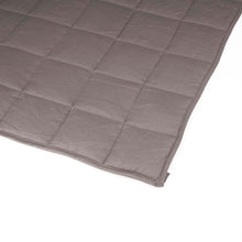 Load image into Gallery viewer, 72"L*48"W Cotton Shell Quilted Weighted Blanket With Polyester Filling - Gray 12lbs