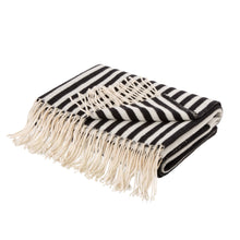 Load image into Gallery viewer, 60"L*50"W Woven Cotton Geometric Jacquard Throw, 600g