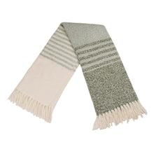 Load image into Gallery viewer, 60"L*50"W Woven Acrylic Striped Jacquard Throw 780g