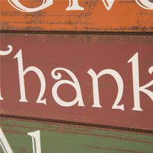 Load image into Gallery viewer, Handcrafted Wooden "Give Thanks" Block Set