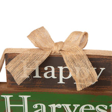 Load image into Gallery viewer, 11.81"L Wooden Happy Harvest Block Set