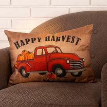Load image into Gallery viewer, Decorative Pillow Happy Harvest Truck Pillow