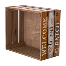 Load image into Gallery viewer, Wooden Pumpkin Storage Crates, Set of 2