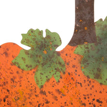 Load image into Gallery viewer, 29.88"H Metal Rusty Pumpkin Yard Stake or Standing Decor or Hanging Decor