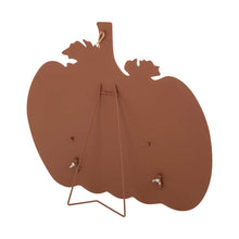 Load image into Gallery viewer, 29.88"H Metal Rusty Pumpkin Yard Stake or Standing Decor or Hanging Decor