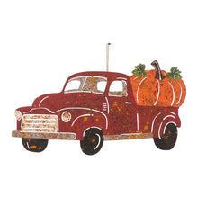 Load image into Gallery viewer, 25"L Metal Rusty Truck Yard Stake or Standing Decor or Hanging Decor