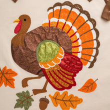 Load image into Gallery viewer, 32"L Cotton Embroidered Turkey Apron