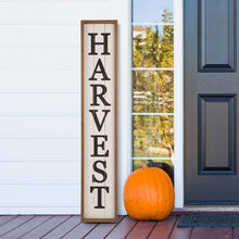 Load image into Gallery viewer, 41.73"H Wooden "HARVEST" Porch Sign
