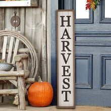 Load image into Gallery viewer, 41.73"H Wooden "HARVEST" Porch Sign