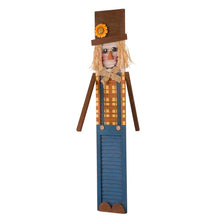 Load image into Gallery viewer, 42"H Wooden Scarecrow Porch Sign