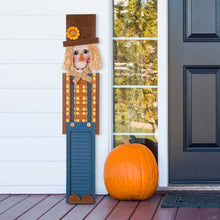 Load image into Gallery viewer, 42"H Wooden Scarecrow Porch Sign