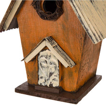 Load image into Gallery viewer, Glitzhome 10.63"H Distressed Wooden Birdhouse