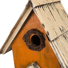 Load image into Gallery viewer, Glitzhome 10.63"H Distressed Wooden Birdhouse
