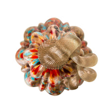 Load image into Gallery viewer, 9.06"H Hand Blown Multi Dots Glass Gourd Decor