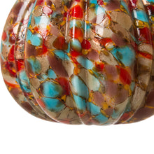 Load image into Gallery viewer, 9.06"H Hand Blown Multi Dots Glass Gourd Decor