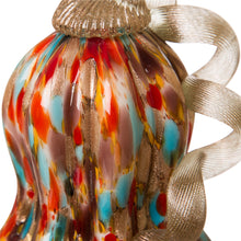 Load image into Gallery viewer, 9.06"H Hand Blown Multi Dots Glass Gourd Decor