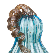 Load image into Gallery viewer, S/3 Blue Glass Pumpkin
