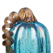 Load image into Gallery viewer, S/3 Blue Glass Pumpkin