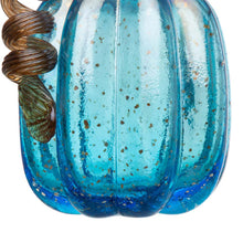 Load image into Gallery viewer, S/3 Blue Glass Pumpkin