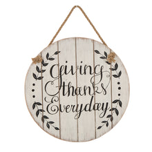 Load image into Gallery viewer, Thanksgiving Wall Decorations Farmhouse Wooden Wall Decorative Sign Round Hanging Thanksgiving Wall Art