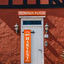 Load image into Gallery viewer, 35.75"L Enameled Metal "PUMPKIN PATCH" Wall Sign