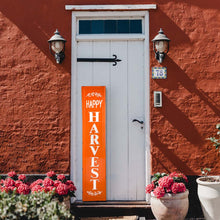 Load image into Gallery viewer, 43"H Enameled Metal "HARVEST" Porch Sign