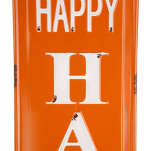 Load image into Gallery viewer, 43"H Enameled Metal "HARVEST" Porch Sign