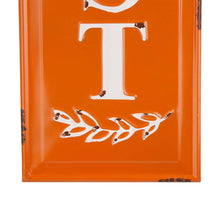 Load image into Gallery viewer, 43"H Enameled Metal "HARVEST" Porch Sign