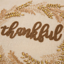 Load image into Gallery viewer, 72"L Embroidered Thankful Table Runner