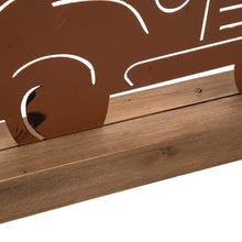 Load image into Gallery viewer, 25.87"L Wooden/Metal Rusty Truck Porch Decor