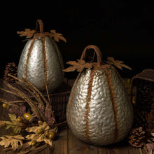 Load image into Gallery viewer, 14"H Galvanized Metal Tall Pumpkin