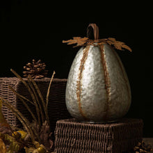 Load image into Gallery viewer, 14"H Galvanized Metal Tall Pumpkin