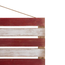 Load image into Gallery viewer, 42"L Wooden Patriotic National Flag Wall/Hanging Décor