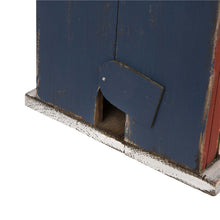 Load image into Gallery viewer, 24.41"H Oversized Wooden/Rustic Metal Patriotic Birdhouse