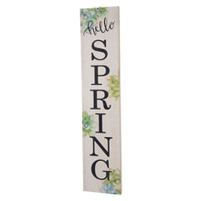 Load image into Gallery viewer, 42"H Wooden "Hello SPRING" Porch Sign Decor