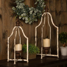 Load image into Gallery viewer, 16.5"H Small Farmhouse Rustic Metal Lantern