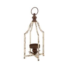 Load image into Gallery viewer, 16.5"H Small Farmhouse Rustic Metal Lantern