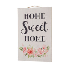 Load image into Gallery viewer, 17.72 H" Wooden "HOME SWEET HOME" Word Sign Wall Décor