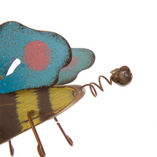 Load image into Gallery viewer, 22"H Hancrafted Wooden/Iron Butterfly Patio Wind Chime