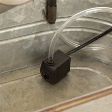 Load image into Gallery viewer, 33.25"H Farmhouse Galvanized Metal Cascading Water Fountain