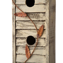 Load image into Gallery viewer, 17.95"H Tall Three-Tier Hand Painted Wood Birdhouse