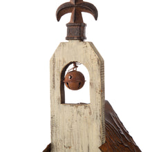 Load image into Gallery viewer, 15.63"H Church Rustic Distressed Wooden Birdhouse