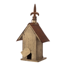 Load image into Gallery viewer, 13.11"H Tall Church Hand Painted Wood Birdhouse