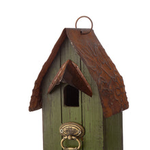Load image into Gallery viewer, 10"H Rustic Garden Distressed Wooden Decorative Birdhouse