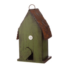Load image into Gallery viewer, 10"H Rustic Garden Distressed Wooden Decorative Birdhouse