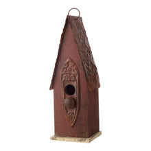 Load image into Gallery viewer, 13.23'' Height Wooden Patriotic Distressed Garden Bird House